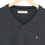 Vorschaubild 4 von Herren Pullover Grau Gr. 46/S Casual V-Ausschnitt