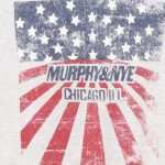 Vorschaubild 4 von Kinder T-Shirt Gr. 164 Grau Logo-Print US Flagge Kurzarm