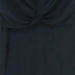 Vorschaubild 5 von Damen T-Shirt Schwarz Gr. 32/XS Rippstrick Kurzarm Basic