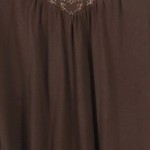 Vorschaubild 4 von Langarmshirt Damen 42/M Braun Casual Elegant Baumwolle