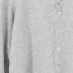 Vorschaubild 4 von Damen Strickjacke Grau Gr. 32/XXS Casual Langarm
