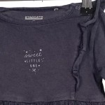 Vorschaubild 3 von Kinder Freizeitkleid Gr. 86 Blau Baumwolle Punkte Rüschen