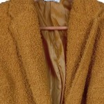 Vorschaubild 3 von Damen Fellmantel Teddy Mantel Gelb Gr. XS, S Casual