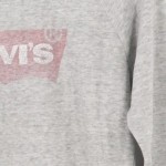 Vorschaubild 5 von LEVIS Damen Sweatshirt Grau 32/XXS Logo-Print Snoopy Casual Langarm