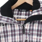 Vorschaubild 3 von Damen Outdoorjacke Kariert Mehrfarbig Gr. 34/XS Sportlich Kapuze