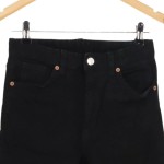 Vorschaubild 3 von Mom Jeans Damen W27 L29 Schwarz Baumwolle