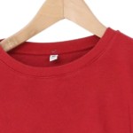 Vorschaubild 3 von Kinder Langarmshirt Gr. 92 Rot Basic Baumwolle