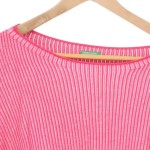 Vorschaubild 3 von Pullover Damen Rosa Gestreift Gr. 32/XXS Baumwolle
