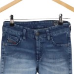 Vorschaubild 3 von Damen Jeans Skinny Fit W24/32/XXS Blau Super Skinny Low Waist Reißverschluss