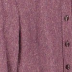Vorschaubild 6 von Damen Leichte Jacke Gr. 42/XL Lila Klassisch Wollmix