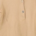 Vorschaubild 4 von Damen Poloshirt Langarm Gr. 36/S Braun Klassisch Sportlich
