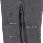Vorschaubild 4 von LEVIS Damen Jeans Slim Fit W26/34/XS Grau High Waisted Taper Destroyed