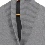 Vorschaubild 3 von Damen Leichte Weste Strickweste Grau Gr. 36/S Casual Basic