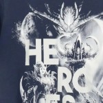 Vorschaubild 4 von Herren T-Shirt Blau Gr. 46/S Streetwear Grafik Superhelden