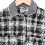 Vorschaubild 3 von Damen Jeansjacke 34/XS Mehrfarbig Kariert Casual Denim Jacke
