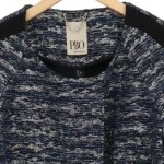 Vorschaubild 3 von Wollmantel Damen Blau Gr. 38 Elegant Meliert