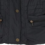 Vorschaubild 5 von Damen Winterjacke Gr. 36 Schwarz mit Kapuze Reißverschluss