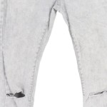 Vorschaubild 4 von Damen Destroyed Jeans Grau Gr. M W29/38 Casual Urban