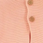 Vorschaubild 4 von Kinder Strickjacke Gr. 62 Rosa Baumwolle Kapuze Casual