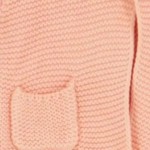 Vorschaubild 5 von Kinder Strickjacke Gr. 62 Rosa Baumwolle Kapuze Casual