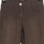 Vorschaubild 3 von SCHIFFAUER Damen Stoffhose Gr. 34 (XS) Braun Slim Fit Casual Modern