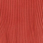 Vorschaubild 4 von Damen Pullover Rot Lochmuster Gr. 36/S Casual Strickpullover