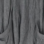 Vorschaubild 5 von Damen Strickjacke Cardigan Gr. 32/XS Grau Casual