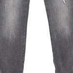 Vorschaubild 5 von Damen Jeans Wide Fit W24/32/XXS Schwarz Casual Reißverschluss-Details