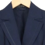 Vorschaubild 3 von Damen Leichte Jacke Gr. 36/S Blau Leinen Business Casual Klassisch