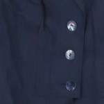 Vorschaubild 5 von Damen Leichte Jacke Gr. 36/S Blau Leinen Business Casual Klassisch