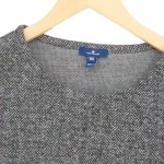 Vorschaubild 3 von Damen Pullover Gr. 34/XS Grau Casual Fischgrätenmuster Langarm