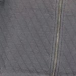 Vorschaubild 5 von Kinder Sweatjacke Gr. 122 Grau Rautenmuster