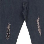Vorschaubild 4 von Jeans Slim Fit Mädchen 116 Blau Spitze Cut-Outs Casual Modisch