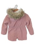 Vorschaubild 2 von Parka Kinder Rosa Gr. 128 Polyester Baumwolle Uni Casual Alltag