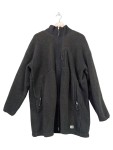Vorschaubild 1 von Fleecejacke Damen Gr. 42/XL Schwarz Polyester Uni Casual Langarm