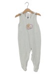 Vorschaubild 1 von Schlafanzug Baby Strampler Gepunktet Baumwolle Gr. 86 Weiß