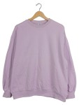 Vorschaubild 1 von Sweatshirt Lila Damen Gr. S Baumwolle Rippstrick Freizeit Casual
