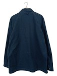 Vorschaubild 2 von Übergangsjacke Herren Blau Gr. 50/M Baumwolle Uni Casual Langarm