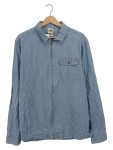 Vorschaubild 1 von Herren Freizeithemd Langarm Uni Blau Gr. 50 L