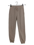 Vorschaubild 1 von Jogginghose Kinder Sweatpants Baumwolle Meliert Braun Gr. 146 Rippstrick