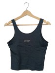 Vorschaubild 1 von Damen Tank Top Ärmellos Logo Print Schwarz Gr. 36 S