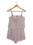Vorschaubild 1 von Damen Schlafanzug Set Rosa Blumenmuster Gr. 36 S