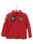 Vorschaubild 1 von Kinder Poloshirt Langarm Rot Applikationen Gr. 104
