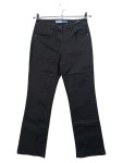 Vorschaubild 1 von Flare Jeans Damen Hose Gr. 36 W28 Schwarz Uni Casual Baumwolle