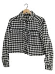 Vorschaubild 1 von Blazer Damen Gr. 34 XS Cropped Mehrfarbig Grafisch
