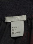 Vorschaubild 3 von Faltenrock Midirock Schwarz Blumenmuster Gr. 36 S