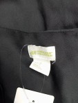 Vorschaubild 2 von Bluse Damen Langarm Schwarz Falten Uni Casual Gr. 38 M