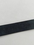Vorschaubild 2 von Gürtel Breite Schwarz Gr. 90 Leder Uni Casual Freizeit 4 cm 90 cm Logo