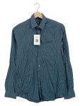 Vorschaubild 1 von Freizeithemd Herren Langarm Gestreift Baumwolle Blau Gr. 44 XS