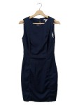 Vorschaubild 1 von Businesskleid Damen Ärmellos Schwarz Gr. 38 M Etuikleid Reißverschluss